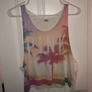 VS PINK cropped tank top